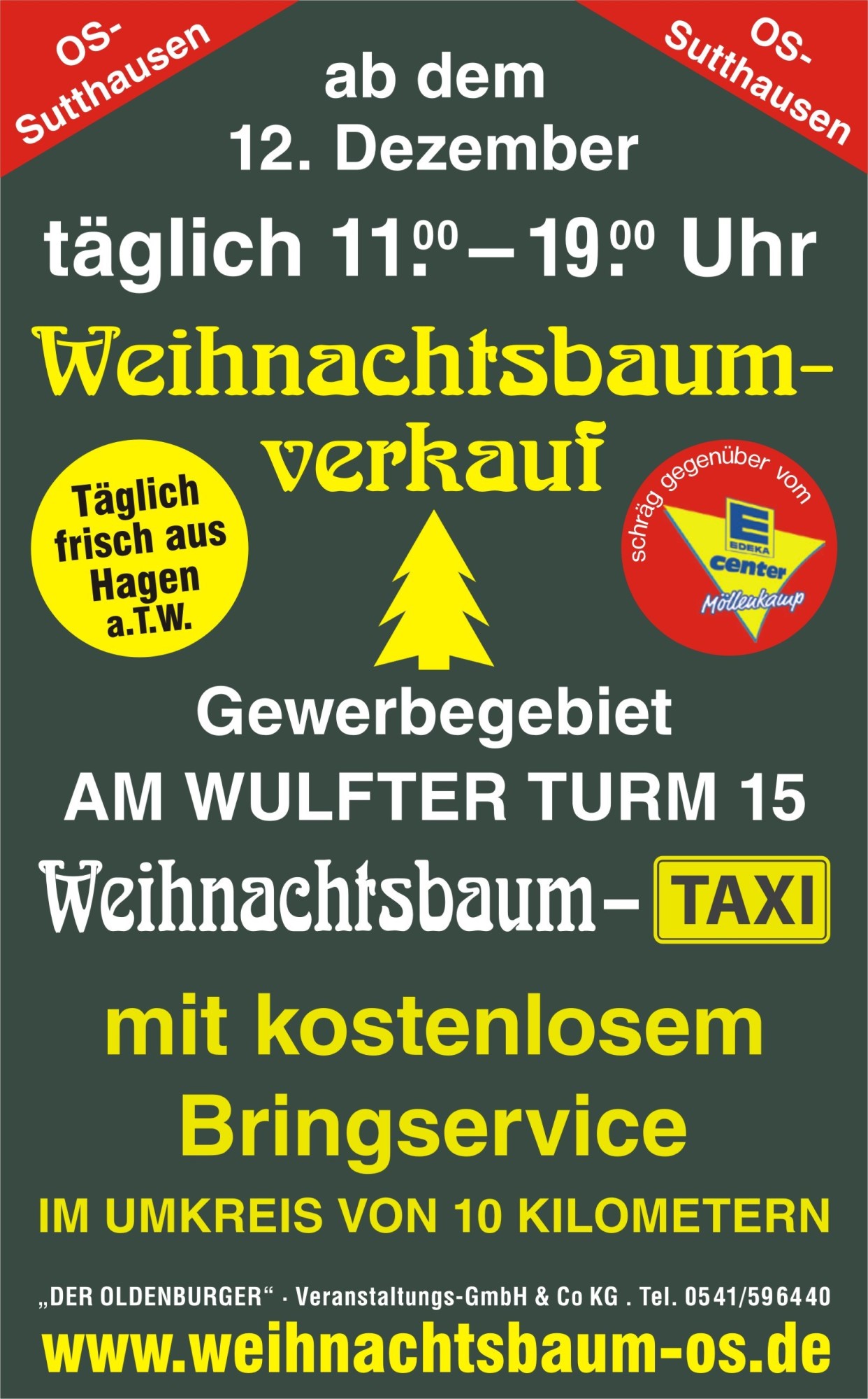 Weihnachtsbaum-Taxi 2020 Grafik Weihnachtsbaum-Taxi 2020 Grafik